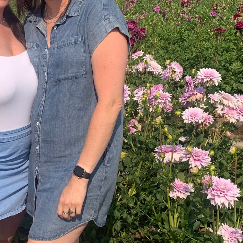 Lightweight, Loose, Denim Dress